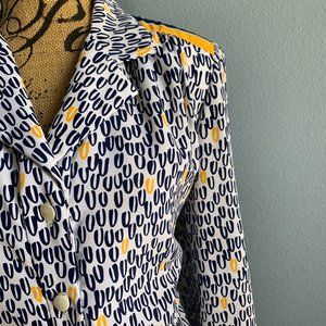 Vintage 1960s Nat Kaplan Couture Mod Midi Dress